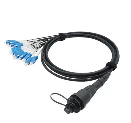 0.9mm 3M IP68 Fiber Optic Patch Cords Outdoor 12 Core SC UPC