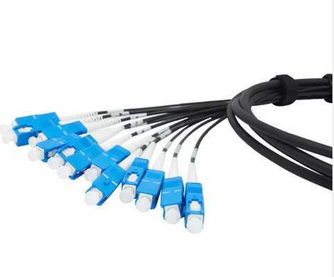 0.9mm 3M IP68 Fiber Optic Patch Cords Outdoor 12 Core SC UPC