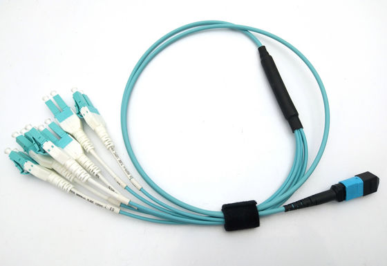 LC DX Mutilmode OM4 OM3 Breakout Patch Cord