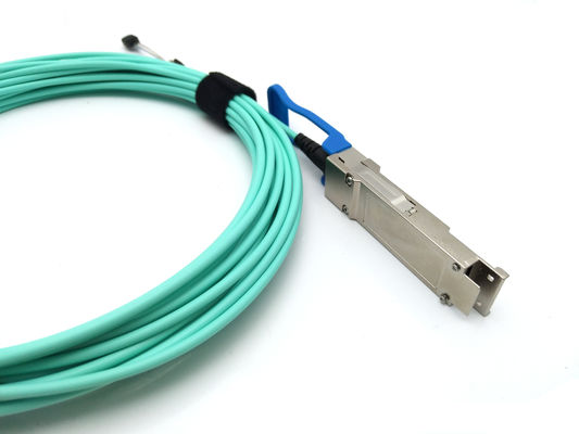 12.3 GHz OM3 QSFP+ To QSFP+ AOC Active Optical Cable