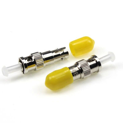 Yellow Hat 30dB Metal ST Singlemode Fiber Optical Attenuator