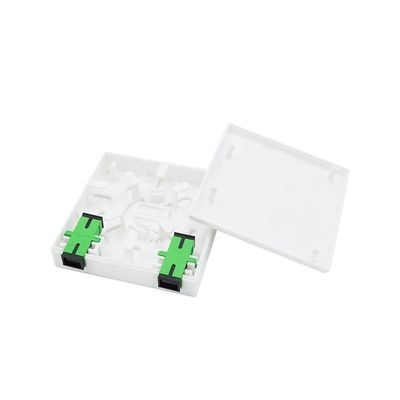86 Type Mini 2 Core FTTH Wall Mount Patch PanelsTerminal Box