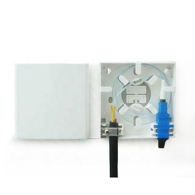 86 Type Mini 2 Core FTTH Wall Mount Patch PanelsTerminal Box