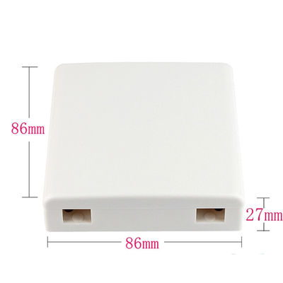 86 Type Mini 2 Core FTTH Wall Mount Patch PanelsTerminal Box