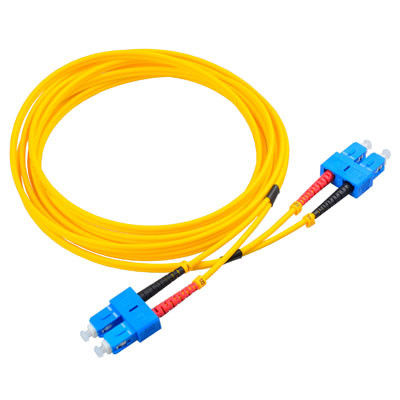 LAN / CATV Fiber Optic Patch Cord , SC-SC Duplex 2.0mm 3.0mm SM PVC Cable
