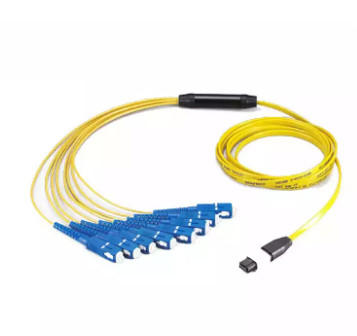 12 Core MTP / MPO - SC SM Patch Cord المستخدمة داخل صندوق الوحدة