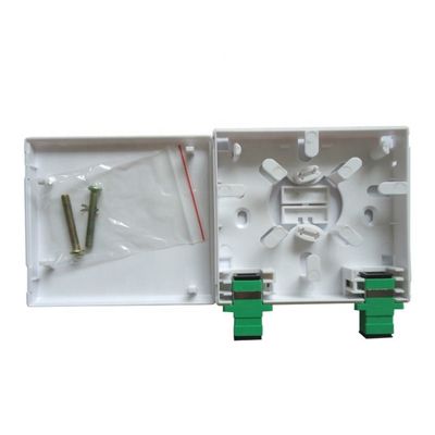 86 Type Mini 2 Core FTTH Wall Mount Patch PanelsTerminal Box