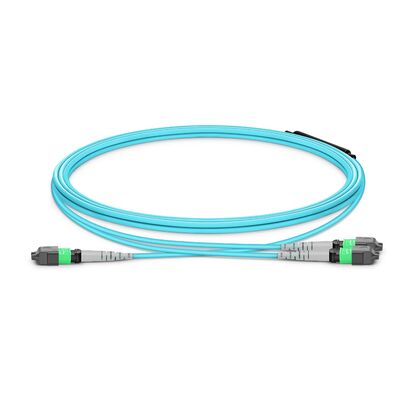 MTP Breakout Cable with 8° APC Endface, OFNP Fire Safety-Rated, and 0.35dB Low IL for High-Speed Data Links