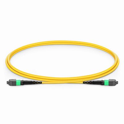 جودة كابل MPO Jumper مع 0.35dB IL منخفض لـ 800G QSFP-DD Transceivers و G.657.A1 ثني الألياف غير الحساسة مصنع