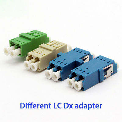 نوع SC دوبلكس LC كبلات الألياف البصرية محولات أزرق أخضر اللون البيج